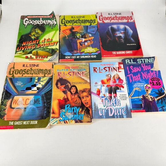 Goosebumps Book R L Stine Fear Street YA Paperback Lot 7 Horror Fantasy 10 32 39 - Picture 1 of 14